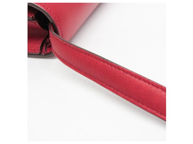 Céline Celine Classic Box Medium Schultertasche Rot - Ansicht 11