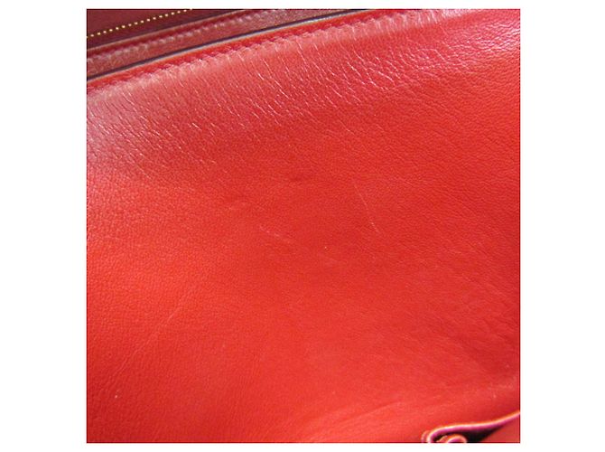 Céline Celine Classic Box Medium Schultertasche Rot - Ansicht 13