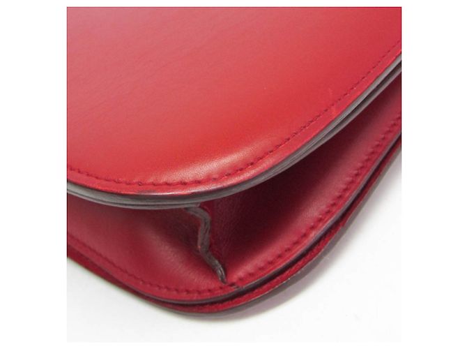 Céline Celine Classic Box Medium Schultertasche Rot - Ansicht 5