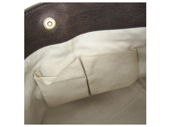 Borsa Tote Gucci Bamboo 353125 Marrone Beige - vista 14