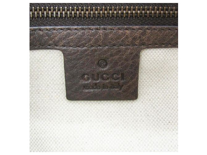 Borsa Tote Gucci Bamboo 353125 Marrone Beige - vista 16