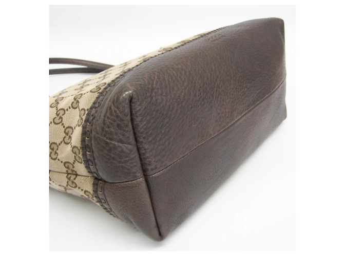 Borsa Tote Gucci Bamboo 353125 Marrone Beige - vista 5