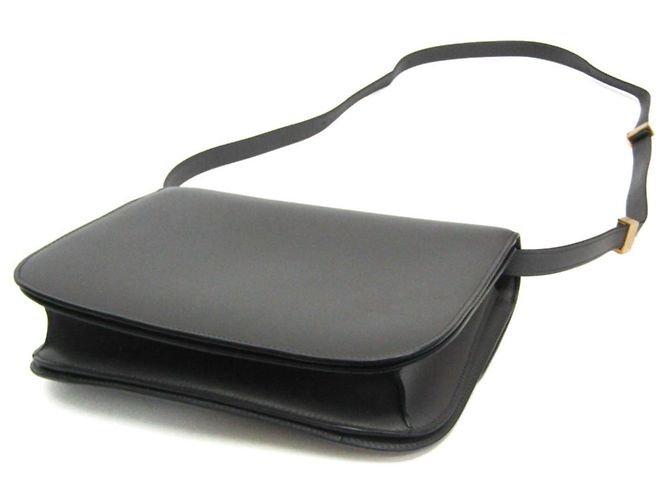 Céline Borsa a tracolla Celine Classic Box Medium in pelle grigia Marrone - vista 2
