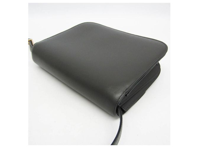 Céline Borsa a tracolla Celine Classic Box Medium in pelle grigia Marrone - vista 6