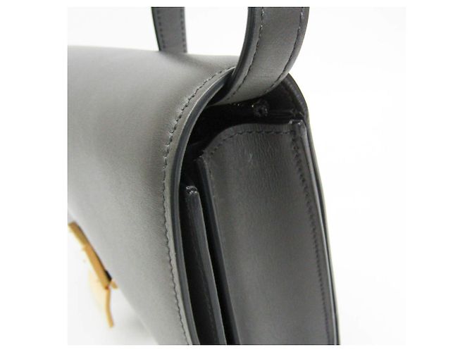 Céline Borsa a tracolla Celine Classic Box Medium in pelle grigia Marrone - vista 9