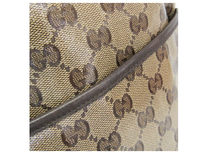 Borsa a tracolla e a spalla Gucci GG Crystal Marrone Beige - vista 10