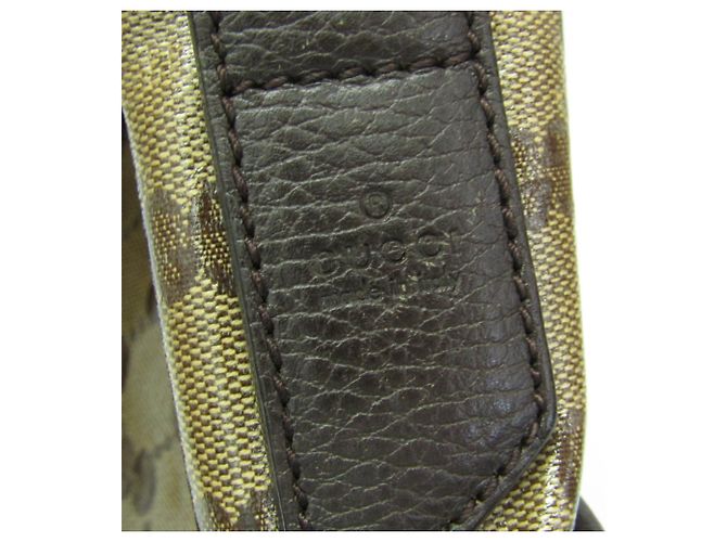 Borsa a tracolla e a spalla Gucci GG Crystal Marrone Beige - vista 11