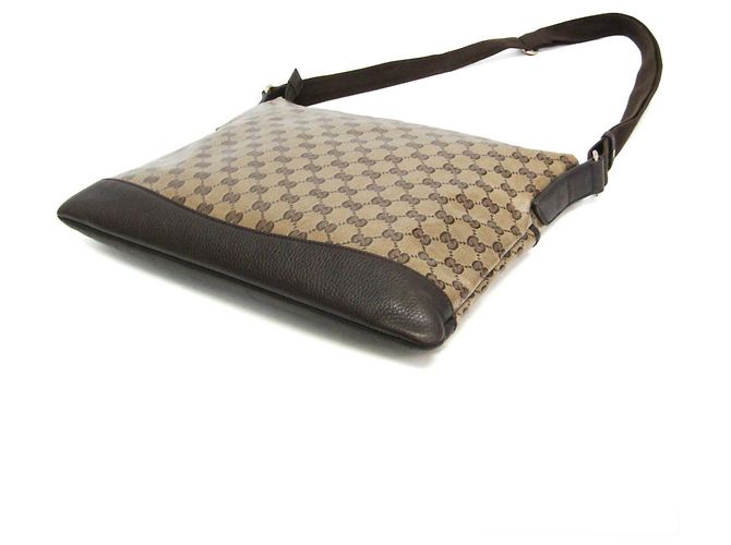 Borsa a tracolla e a spalla Gucci GG Crystal Marrone Beige - vista 2