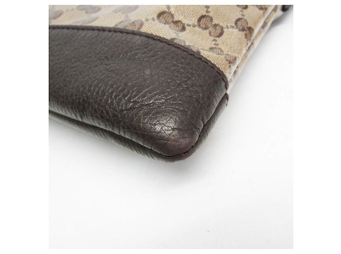 Borsa a tracolla e a spalla Gucci GG Crystal Marrone Beige - vista 4