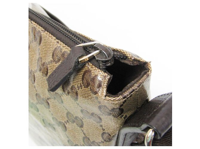 Borsa a tracolla e a spalla Gucci GG Crystal Marrone Beige - vista 6