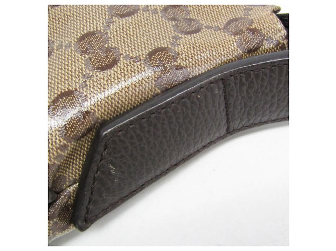 Borsa a tracolla e a spalla Gucci GG Crystal Marrone Beige - vista 7
