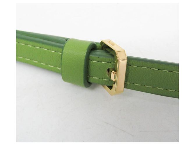 Portafoglio con catena MCM Diamond MYLEAAK01 Verde chiaro - vista 11
