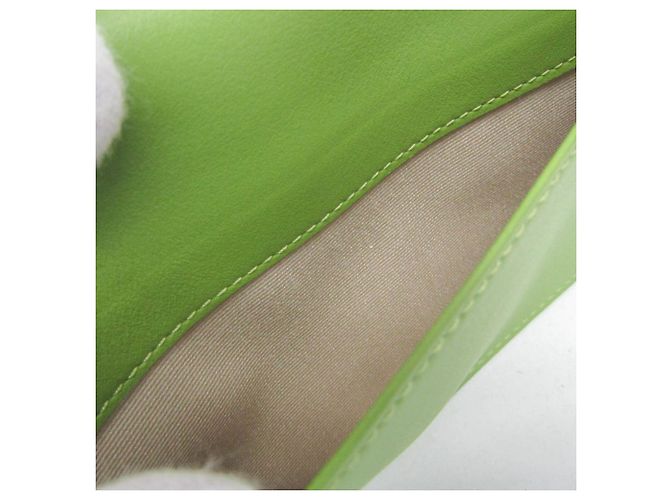 Portafoglio con catena MCM Diamond MYLEAAK01 Verde chiaro - vista 12