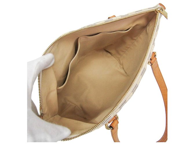 Borsa Tote Louis Vuitton Damier Azur Totally PM - vista 3