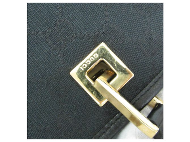 Borsa Tote Gucci GG Canvas Nero - vista 12