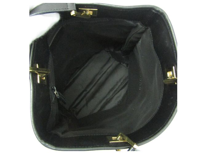 Borsa Tote Gucci GG Canvas Nero - vista 3