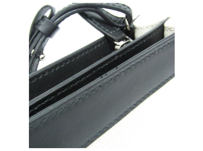 Borsa a Spalla Pochette Navy Balenciaga Nero Bianco sporco - vista 10