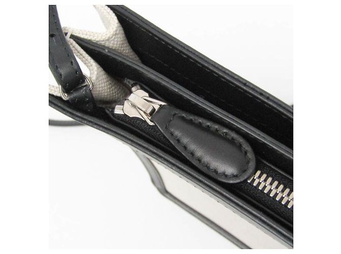 Borsa a Spalla Pochette Navy Balenciaga Nero Bianco sporco - vista 12
