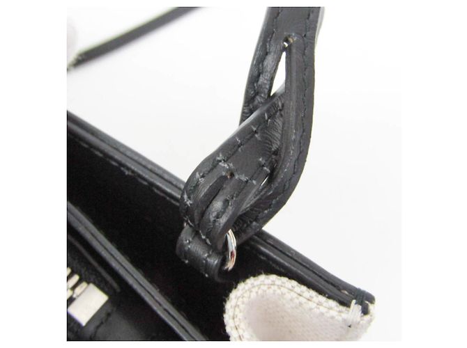 Borsa a Spalla Pochette Navy Balenciaga Nero Bianco sporco - vista 13