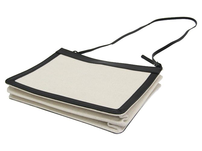 Borsa a Spalla Pochette Navy Balenciaga Nero Bianco sporco - vista 2