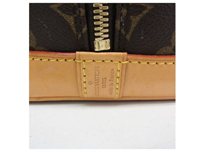 Borsa da donna Louis Vuitton Monogram Alma M51130 Marrone - vista 12