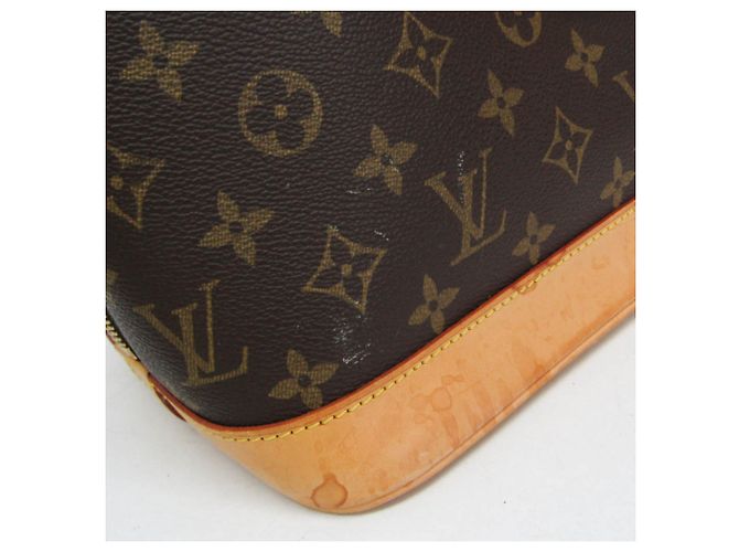 Borsa da donna Louis Vuitton Monogram Alma M51130 Marrone - vista 7
