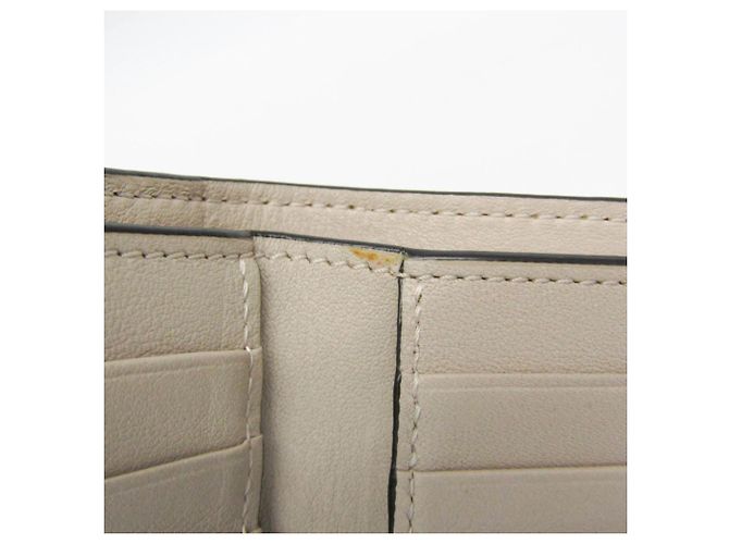 Cartera trifold Loewe de piel marrón y amarillo Castaño - vista 11