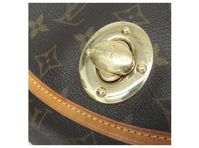 Borsa a tracolla Louis Vuitton Monogram Tulam GM da donna Marrone - vista 11
