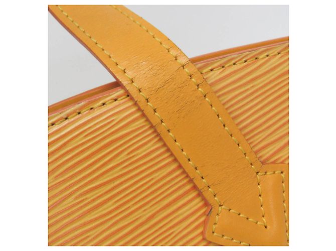 Borsa a Spalla Louis Vuitton Epi Saint-Jacques PM Giallo - vista 10