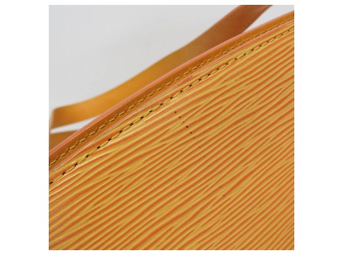 Borsa a Spalla Louis Vuitton Epi Saint-Jacques PM Giallo - vista 11