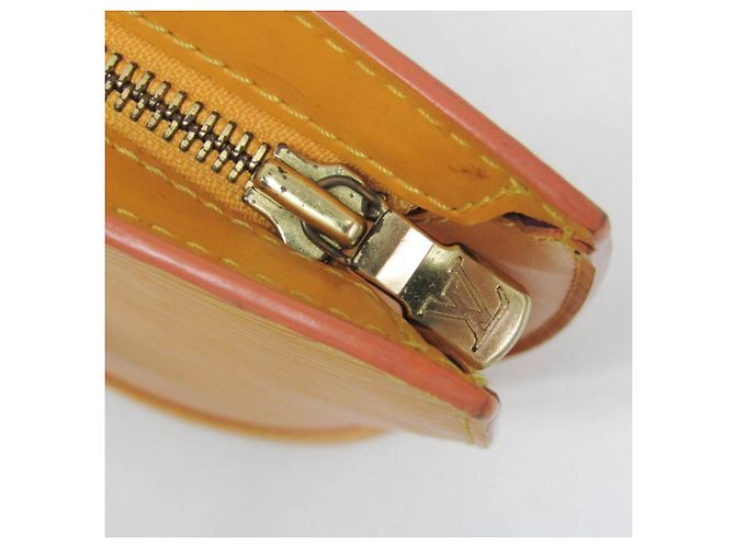 Borsa a Spalla Louis Vuitton Epi Saint-Jacques PM Giallo - vista 16