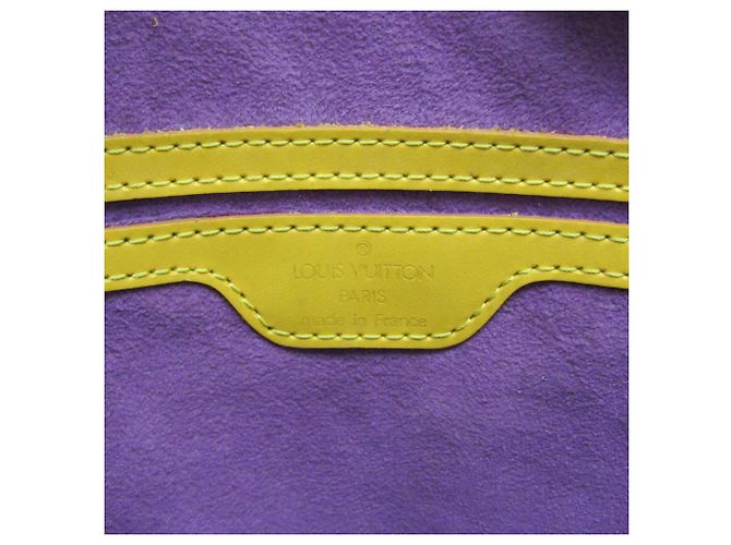 Borsa a Spalla Louis Vuitton Epi Saint-Jacques PM Giallo - vista 19