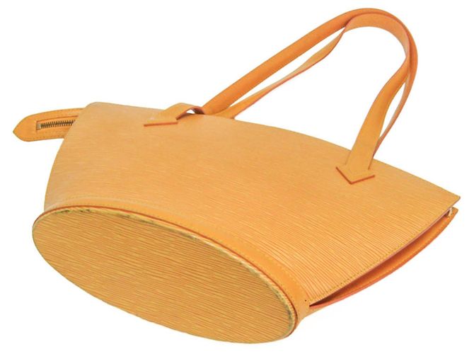 Borsa a Spalla Louis Vuitton Epi Saint-Jacques PM Giallo - vista 2