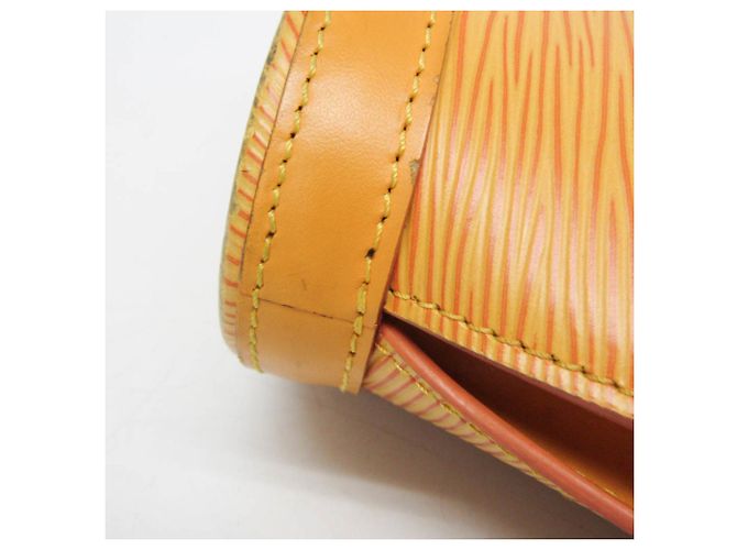 Borsa a Spalla Louis Vuitton Epi Saint-Jacques PM Giallo - vista 5