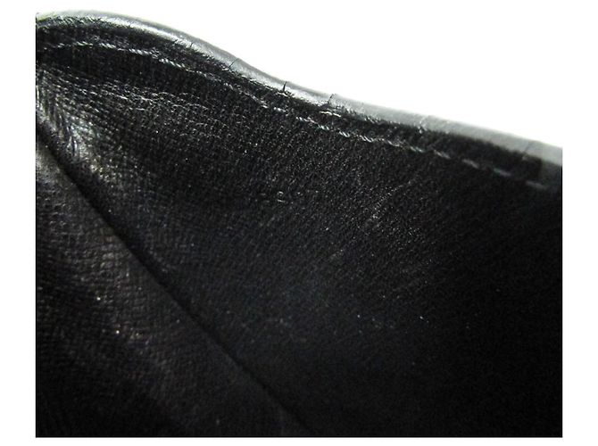 Bolsa de ombro Louis Vuitton Epi Cartouchiere M52242 Feminina Preto - vista 20