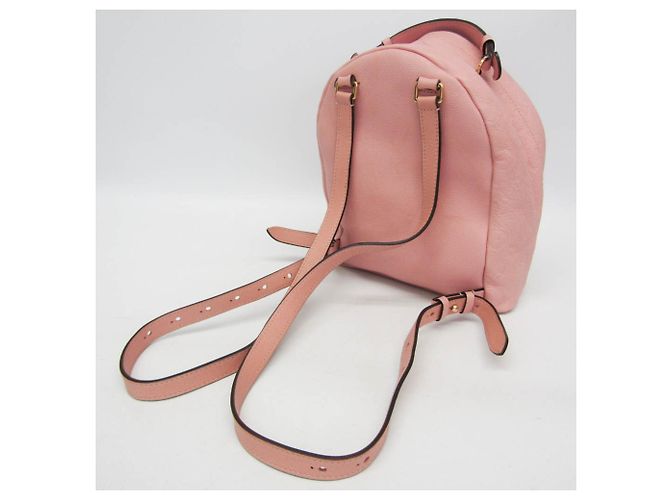 Mochila Louis Vuitton Monogram Empreinte Sorbonne M44019 para mujer Rosa - vista 10