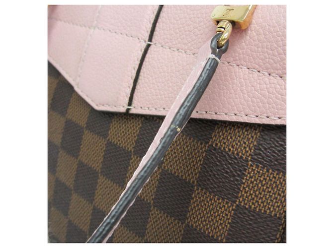 Zaino Louis Vuitton Damier Clapton Marrone Rosa - vista 12