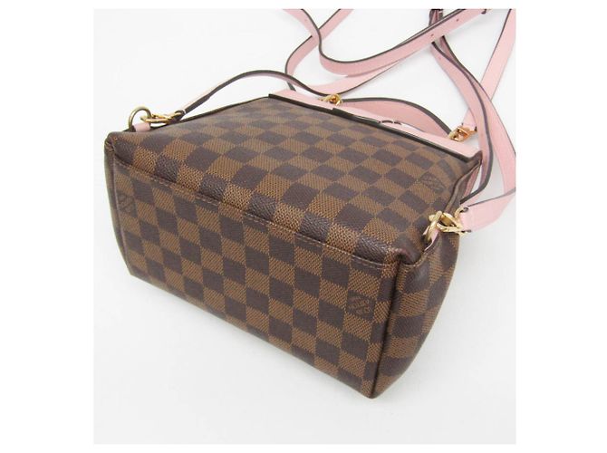 Zaino Louis Vuitton Damier Clapton Marrone Rosa - vista 4