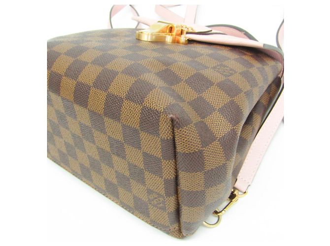 Zaino Louis Vuitton Damier Clapton Marrone Rosa - vista 5