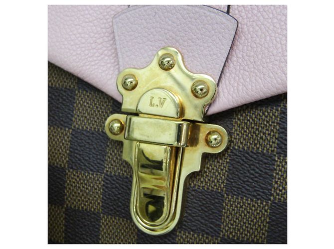 Zaino Louis Vuitton Damier Clapton Marrone Rosa - vista 6