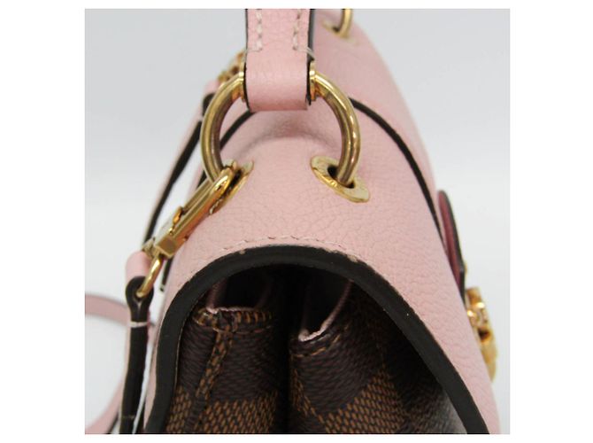 Zaino Louis Vuitton Damier Clapton Marrone Rosa - vista 9