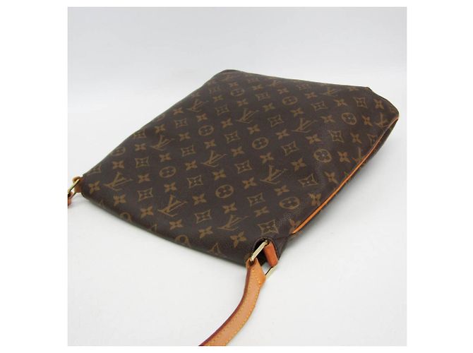 Borsa a Spalla Louis Vuitton Monogram Musette Marrone - vista 6