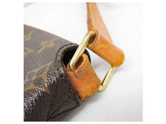 Borsa a Spalla Louis Vuitton Monogram Musette Marrone - vista 7
