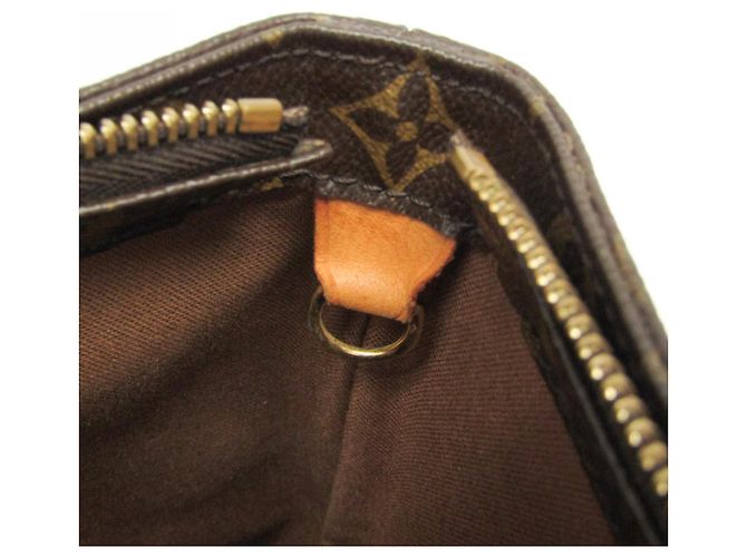Borsa Tote Louis Vuitton Monogram Cabas Mezzo M51151 Marrone - vista 14