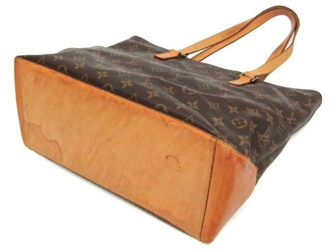 Borsa Tote Louis Vuitton Monogram Cabas Mezzo M51151 Marrone - vista 2