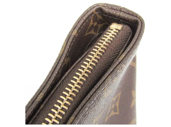 Borsa Tote Louis Vuitton Monogram Cabas Mezzo M51151 Marrone - vista 9