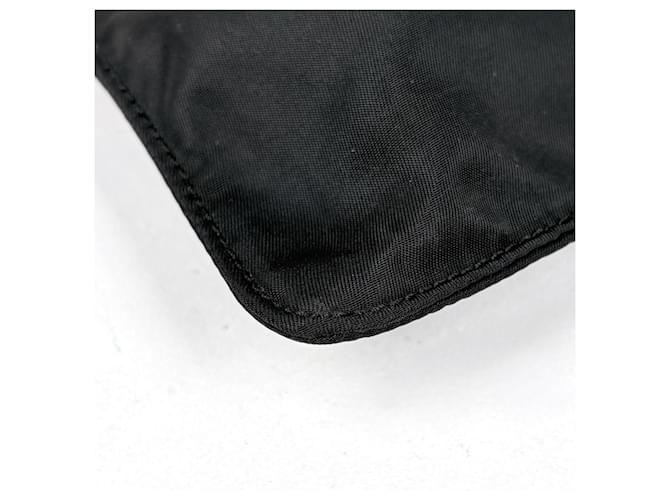 Borsa a tracolla in nylon nero Prada - vista 3