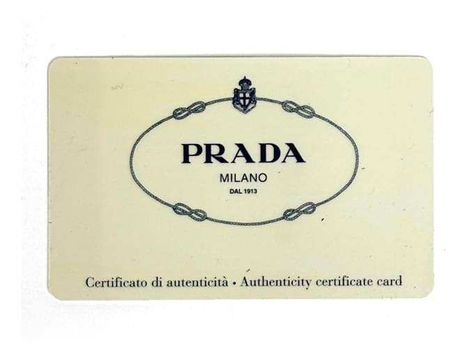 Borsa a tracolla in nylon nero Prada - vista 7