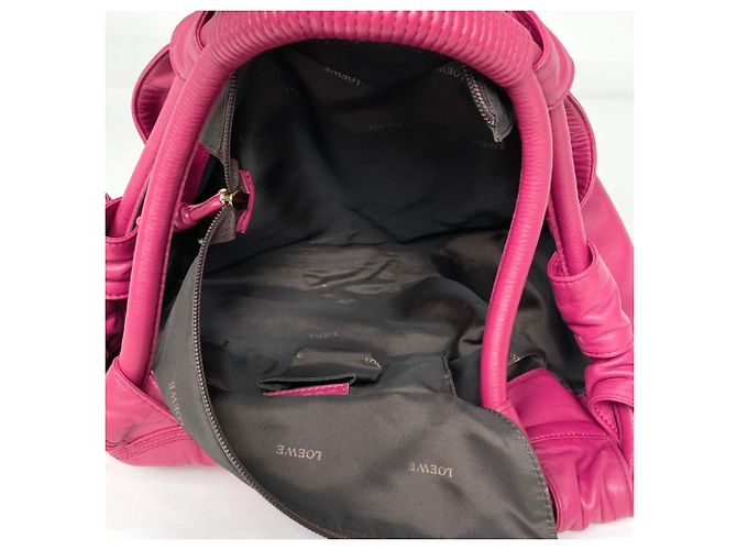 Borsa Loewe Nappa Aire Rosa - vista 8