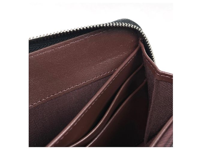 Cartera larga Chanel en piel de becerro granulada negra Negro - vista 5